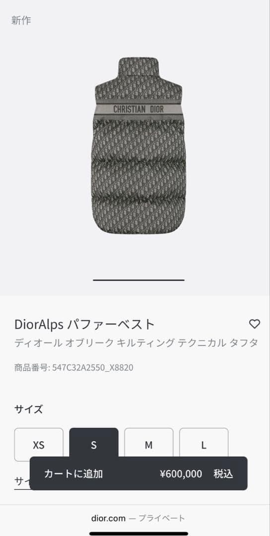 美品✨CHRISTIAN DIOR パーファーベストオブリークジレ✨リバーシブル