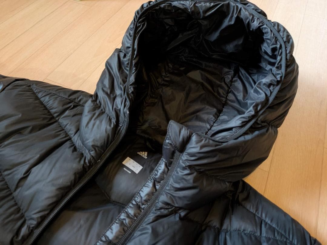 か*ん様 adidas ブラック ベンチコート Lサイズ