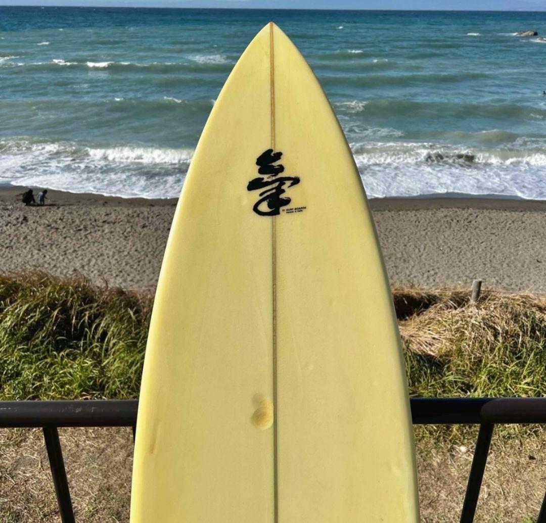 イエロー トライフィン ショートボード