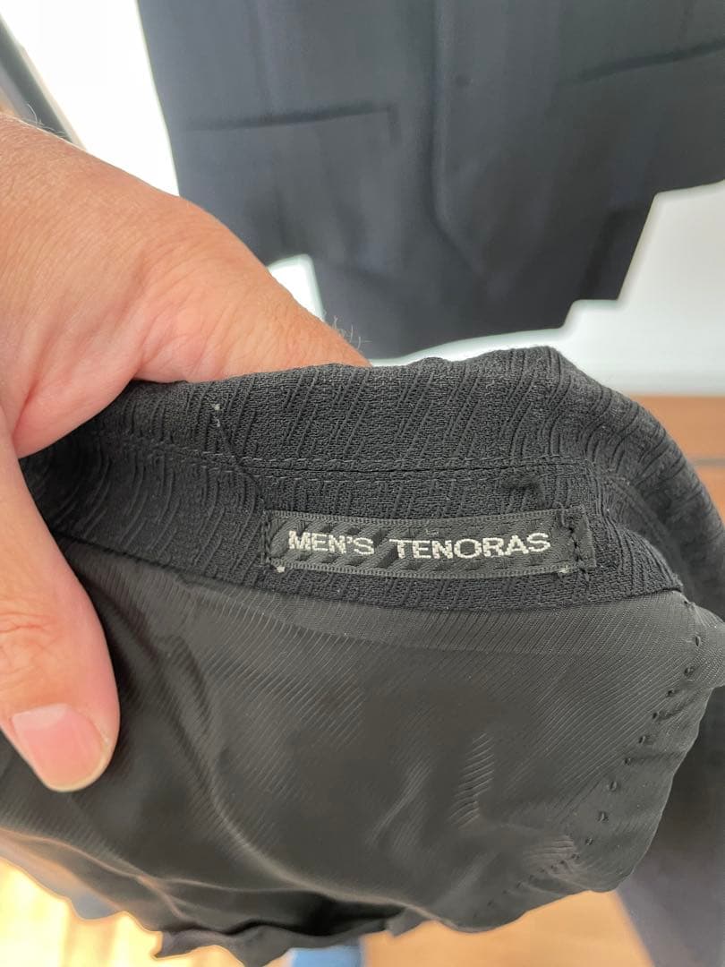 MEN'S TENORAS ダブルブレスト スーツジャケット L黒