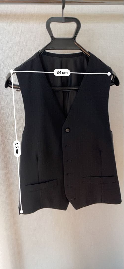 MEN'S TENORAS ダブルブレスト スーツジャケット L黒