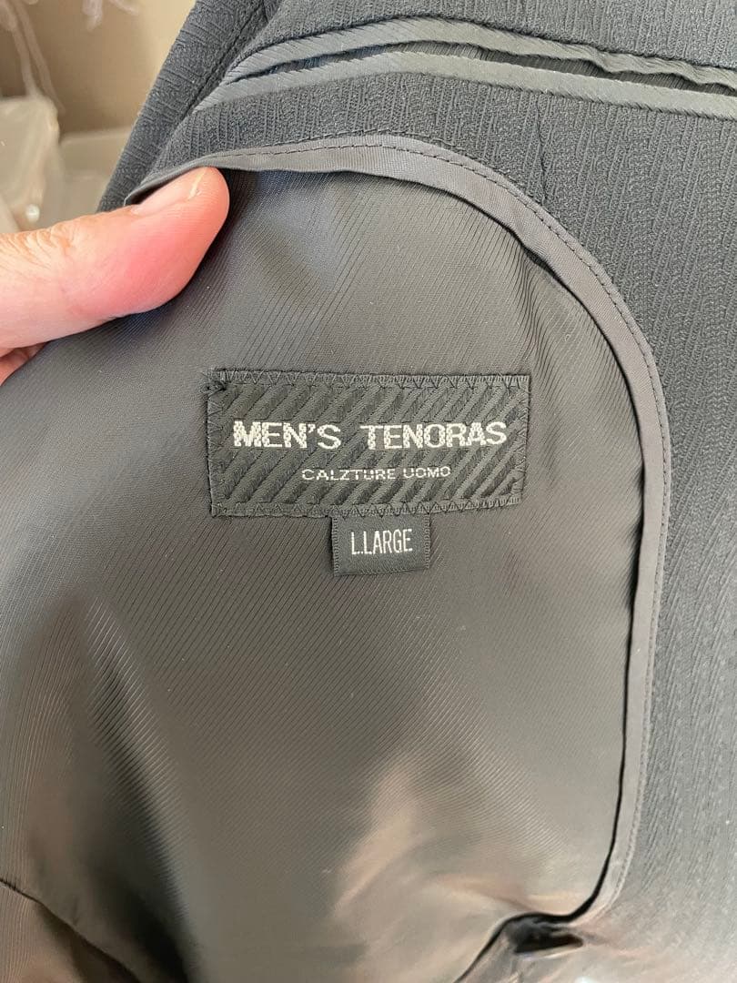 MEN'S TENORAS ダブルブレスト スーツジャケット L黒