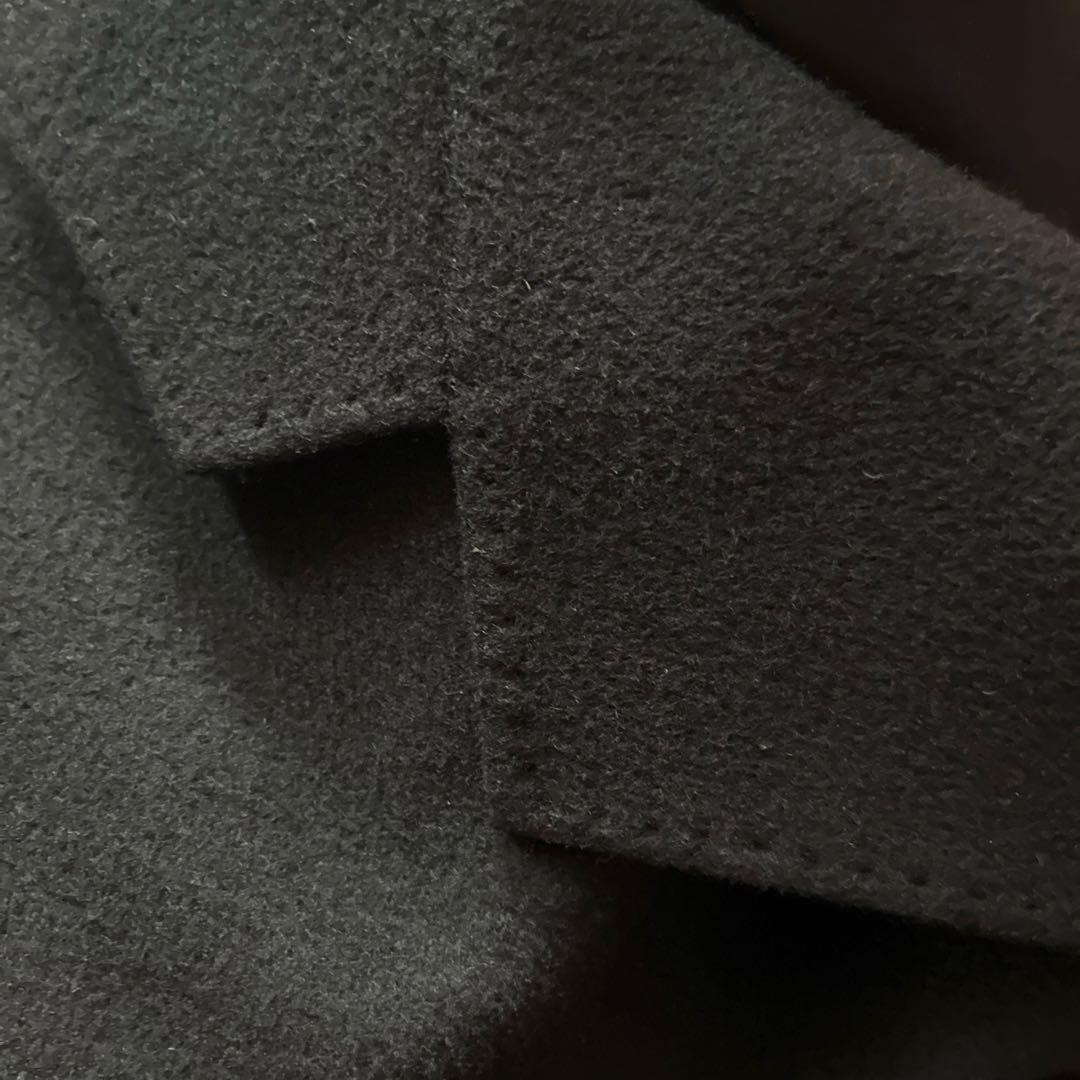 ヴィンテージ カシミヤ100%コート 黒