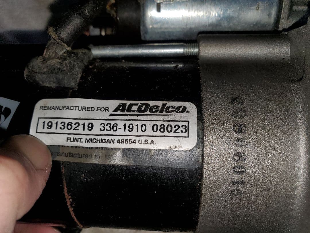 ACDelco スターター　セルモーター　サバーバン 336-1910