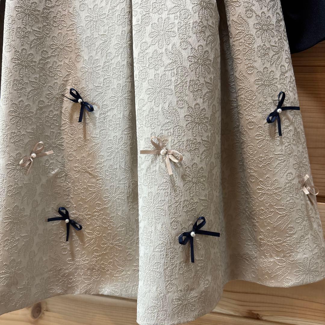 プティマイン　入学式　卒園式　130 女の子　フォーマルドレス