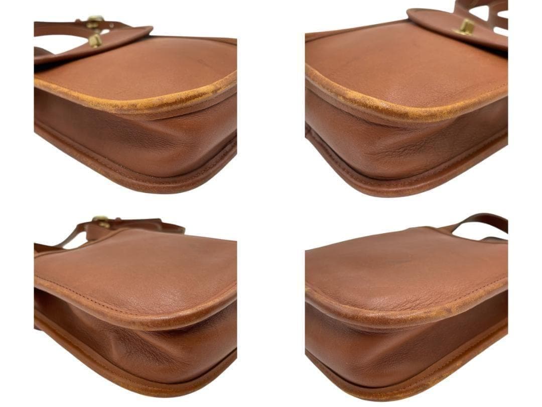 COACH/オールドコーチ 9978 レザー ショルダーバッグ ターンロック