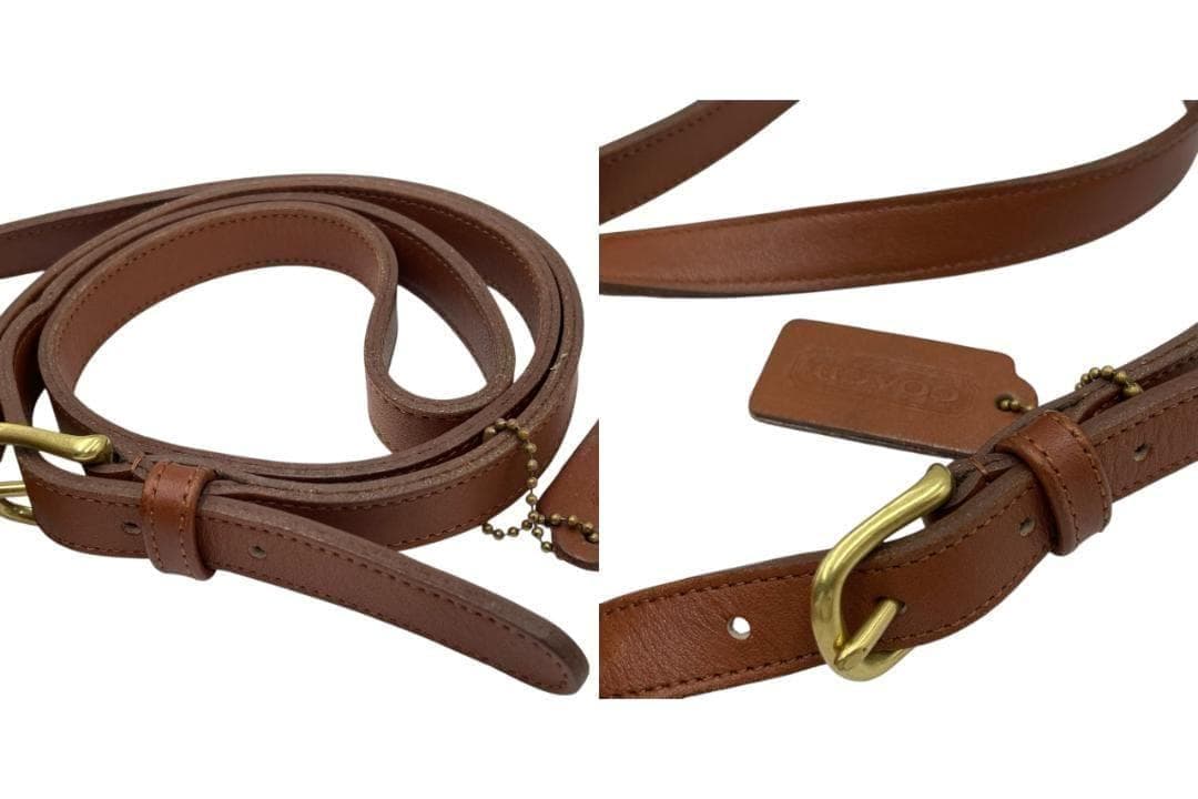 COACH/オールドコーチ 9978 レザー ショルダーバッグ ターンロック