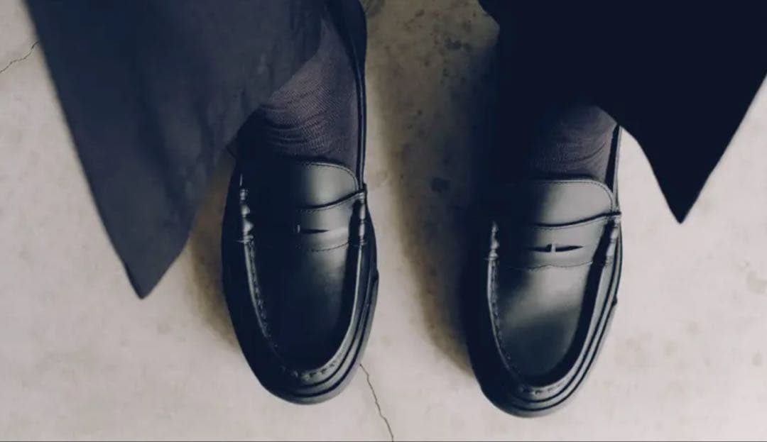 靴 JACK PURCELL 1935 BLACK LOAFER 28cm