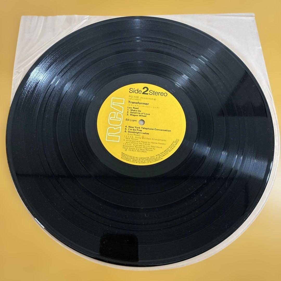 トランスフォーマー/ ルー・リード　 国内盤レコード　1978年
