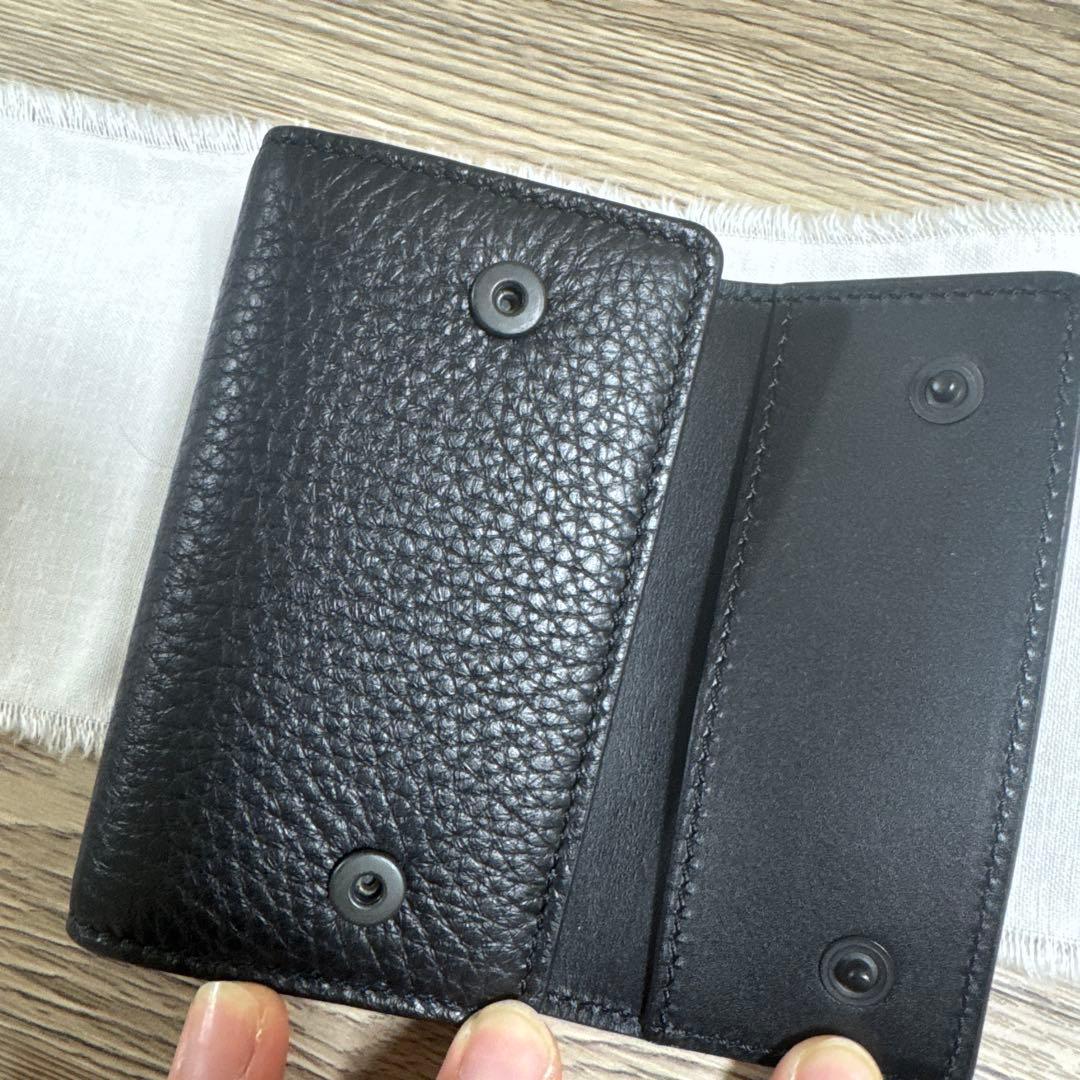 お値下げ12/31までMaison Margiela ブラックレザーキーケース