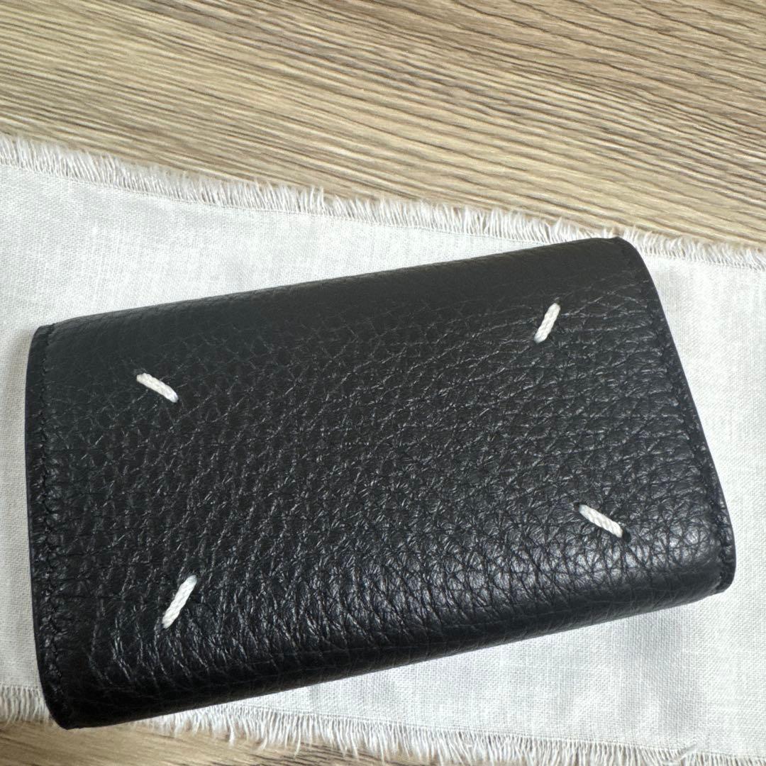 お値下げ12/31までMaison Margiela ブラックレザーキーケース