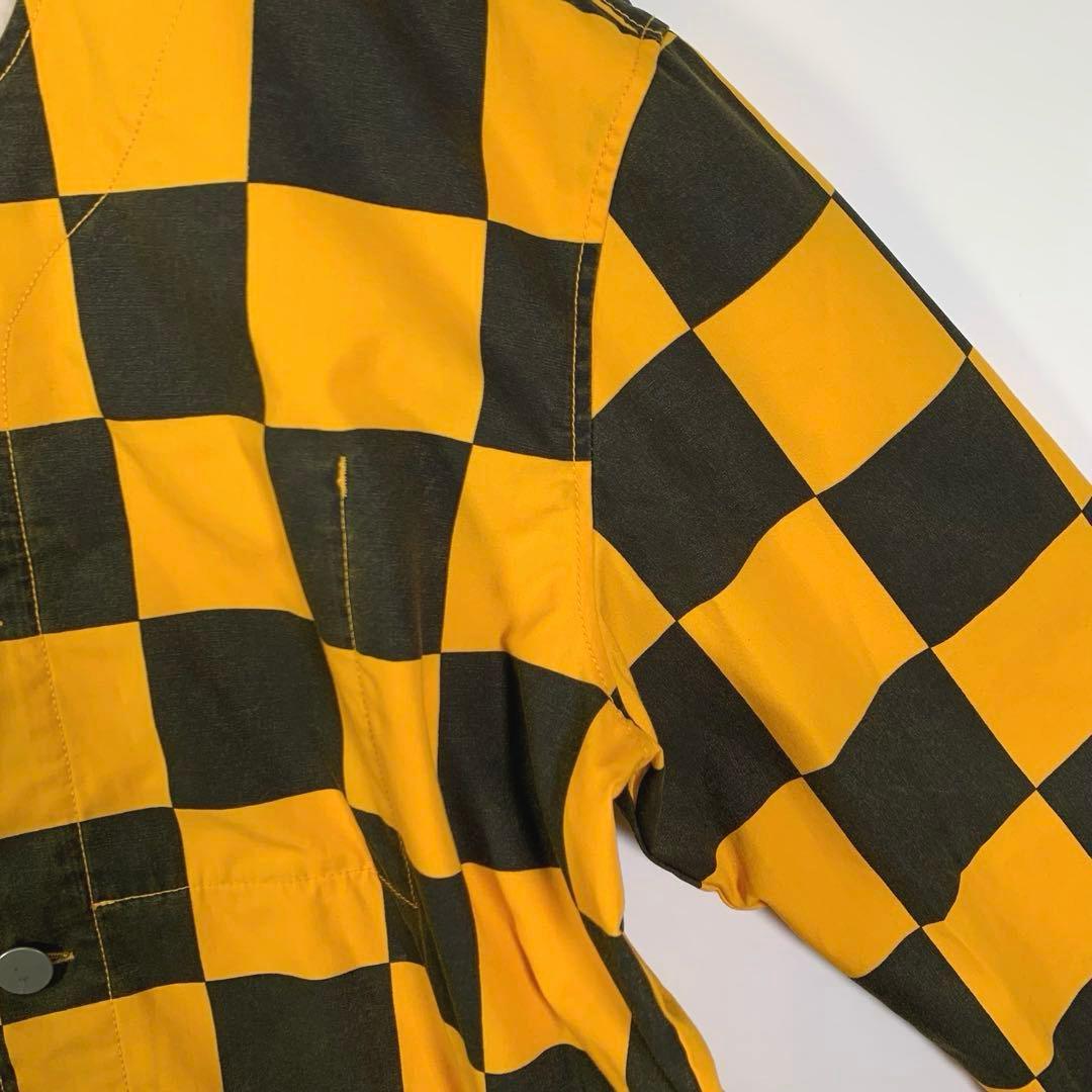 バンズ　ＶＡＮＳ　チェッカー　ジャケット　ノーカラー　ジャケット