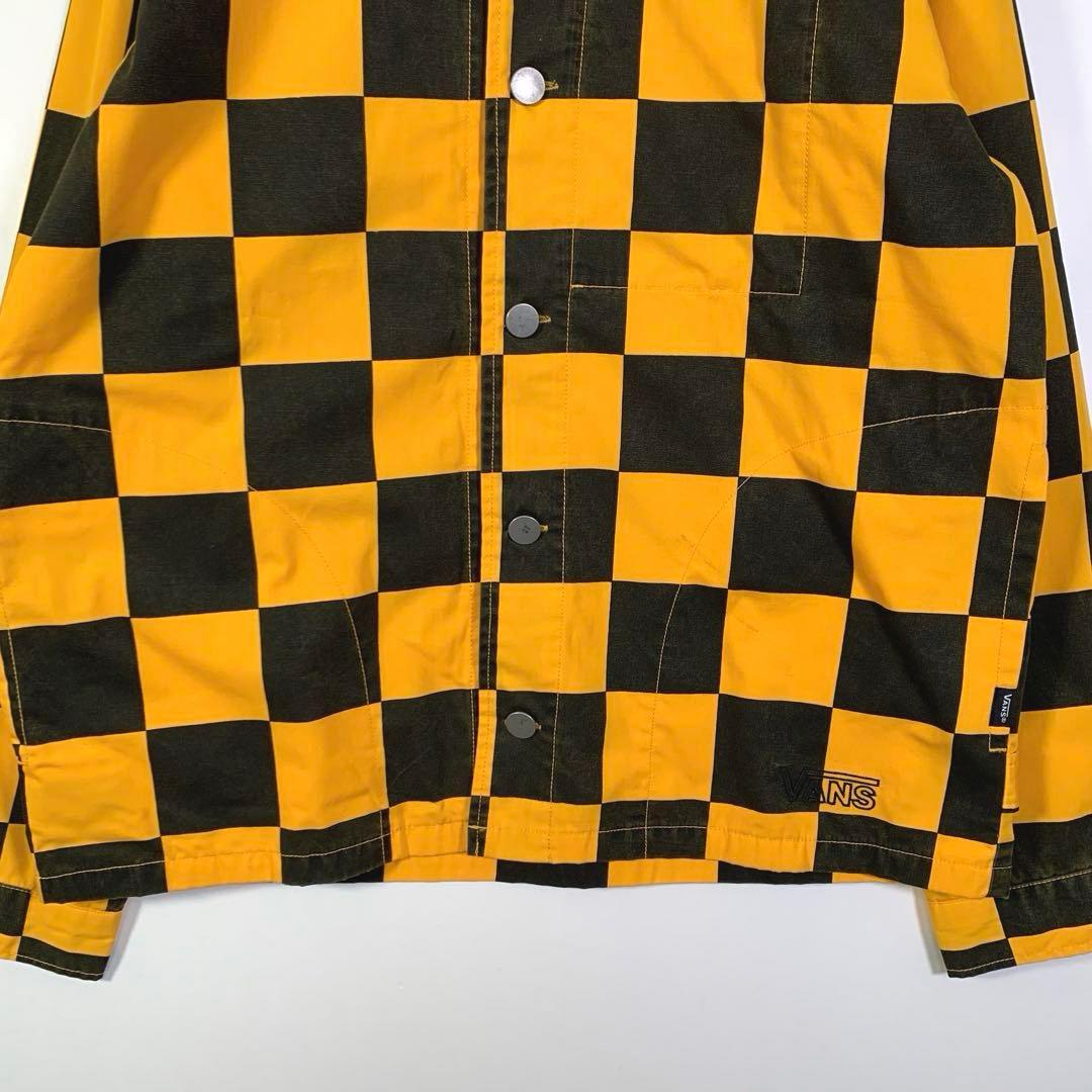 バンズ　ＶＡＮＳ　チェッカー　ジャケット　ノーカラー　ジャケット