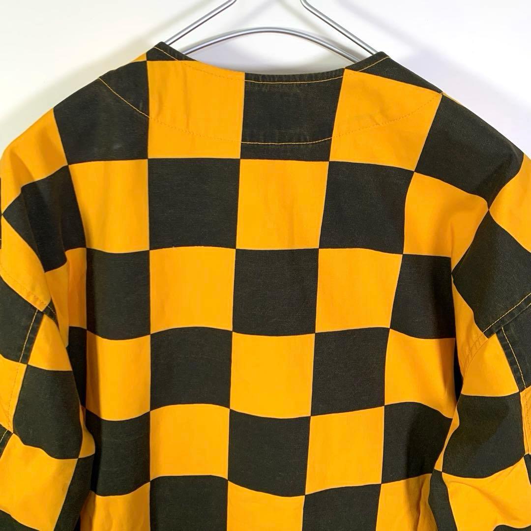 バンズ　ＶＡＮＳ　チェッカー　ジャケット　ノーカラー　ジャケット