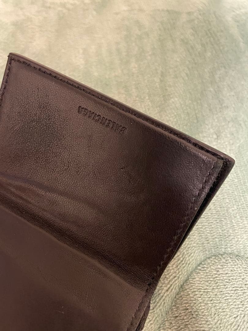 BALENCIAGA バレンシアガ ブラック 三つ折り財布 箱付き