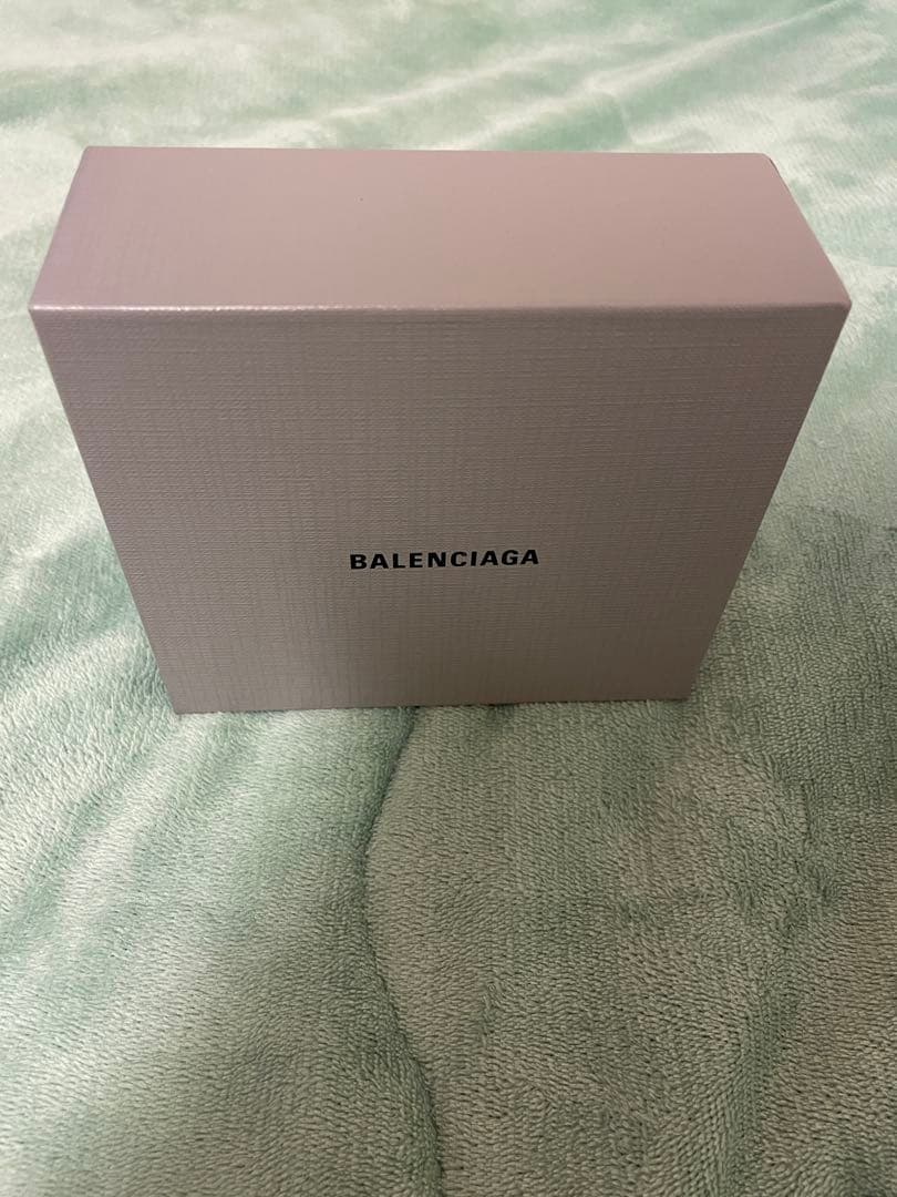 BALENCIAGA バレンシアガ ブラック 三つ折り財布 箱付き