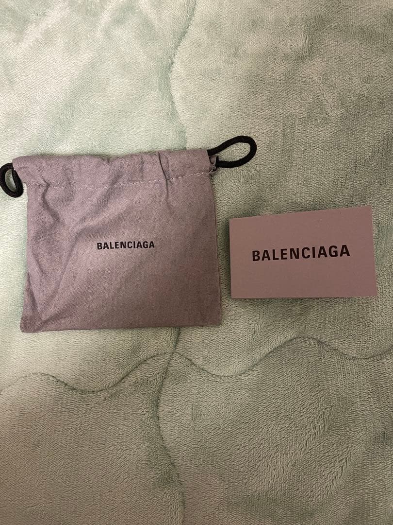 BALENCIAGA バレンシアガ ブラック 三つ折り財布 箱付き