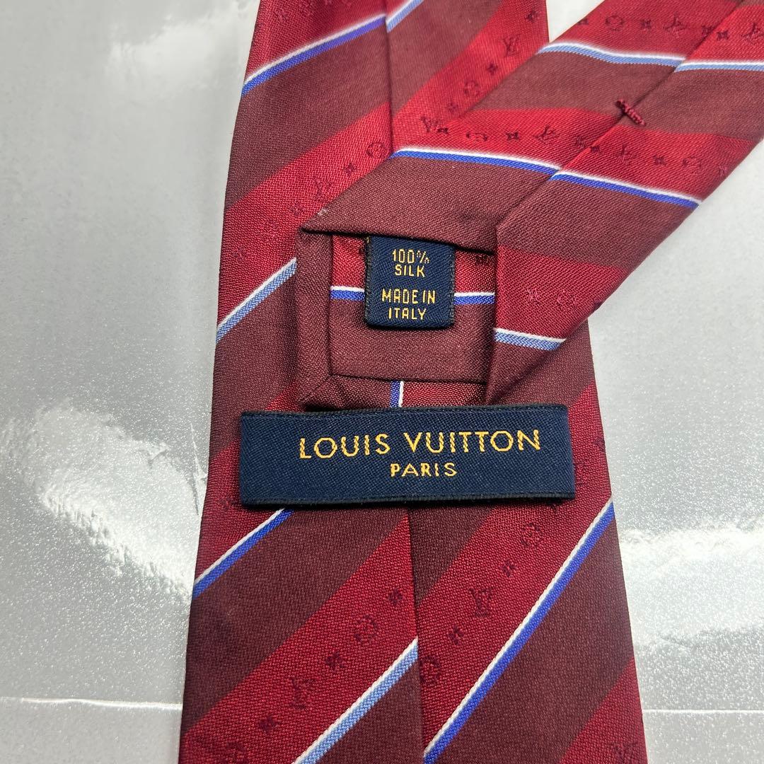 LOUIS VUITTON ルイヴィトン 美品 現行タグ ネクタイ モノグラム