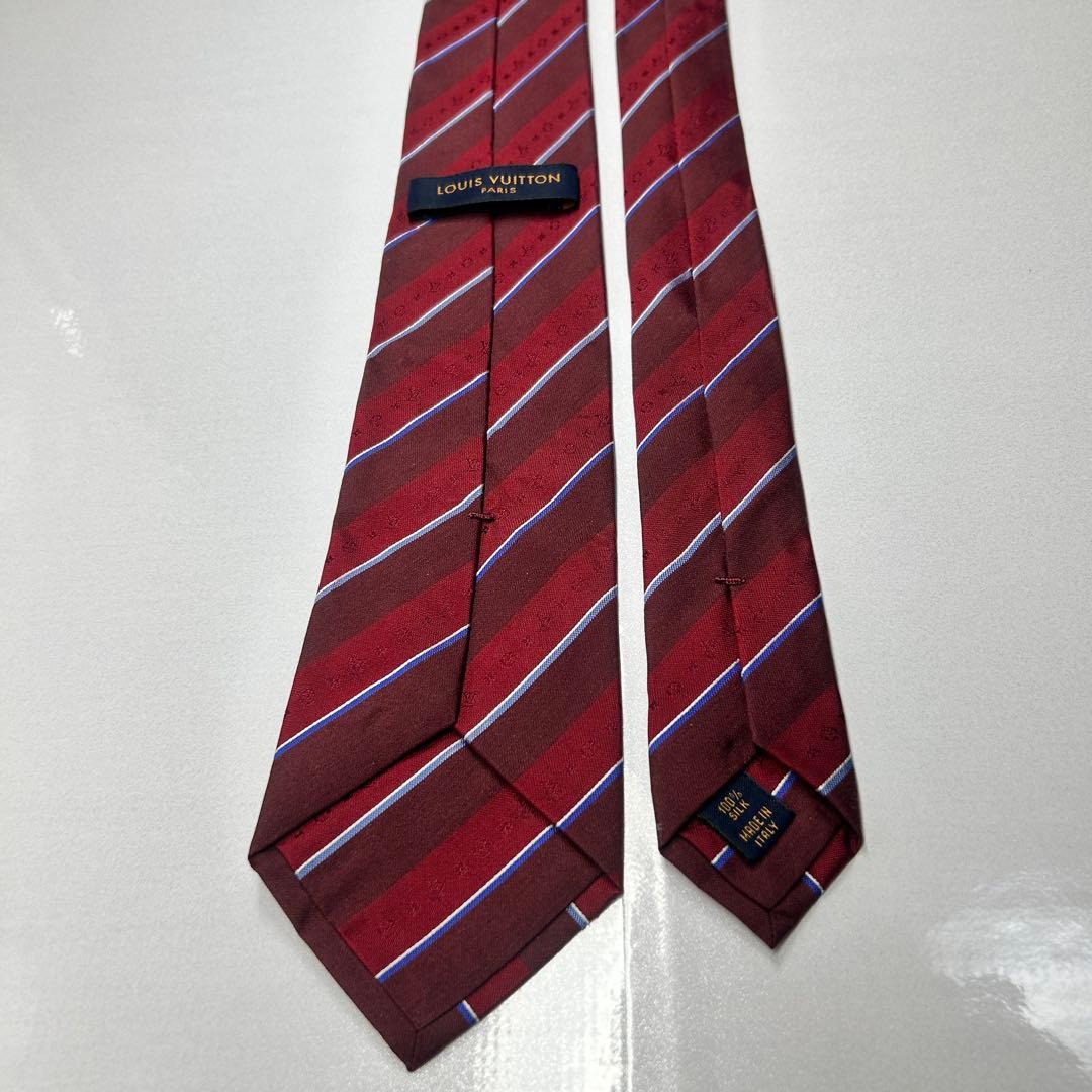 LOUIS VUITTON ルイヴィトン 美品 現行タグ ネクタイ モノグラム
