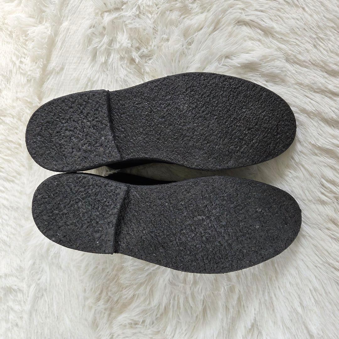 COMME des GARCONS　ブラック スエード チャッカブーツ　27