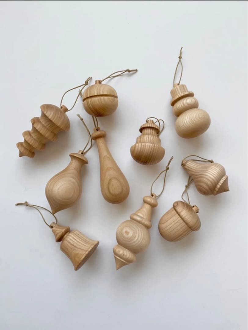 残り5セット⭐︎ lemi toys 木製オーナメント 10点セット