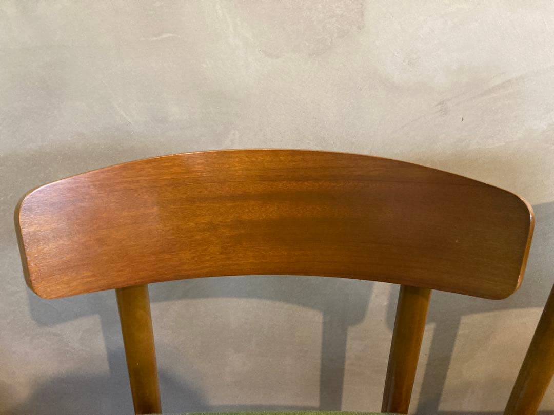 カリモク60 ダイニングチェア Tチェア タープグリーン 2脚セット