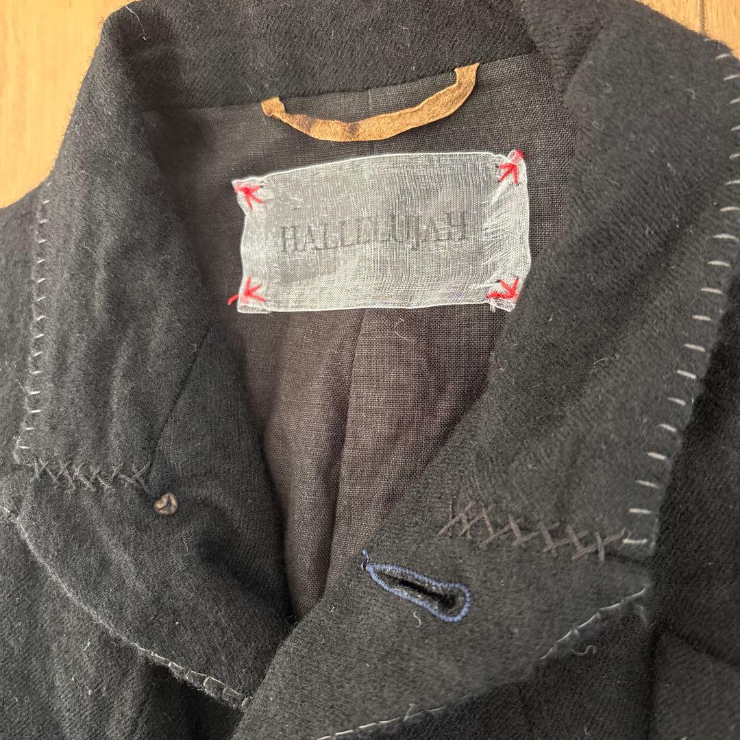 hallelujah テーラードジャケット　ハレルヤ　ウール　リネン