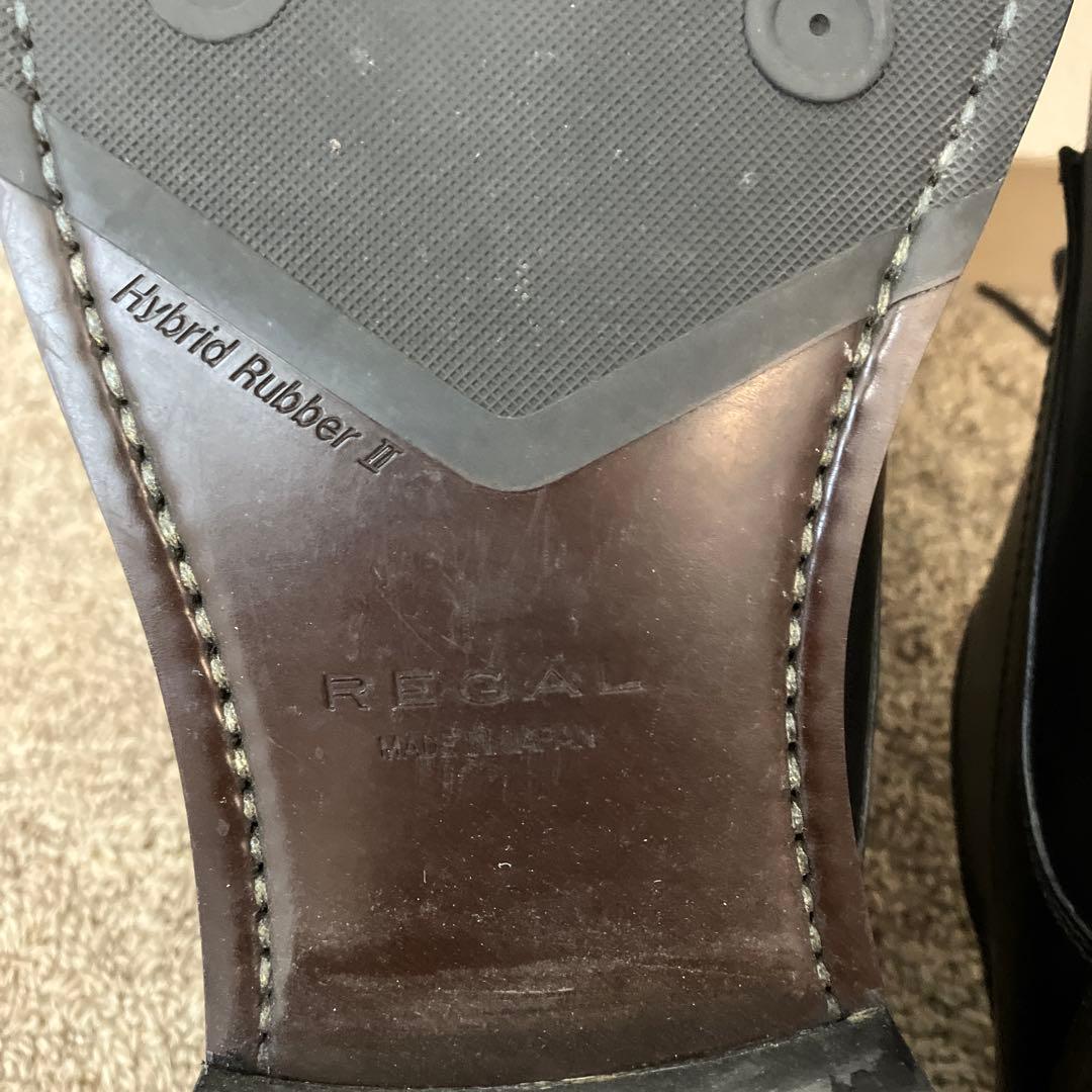 【リーガル】REGAL プレーントゥ415R 外羽 ブラック 27cm