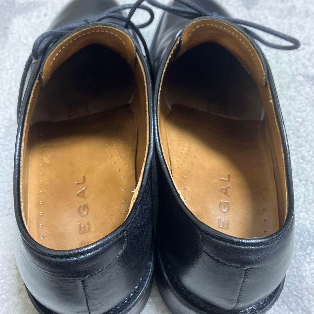 【リーガル】REGAL プレーントゥ415R 外羽 ブラック 27cm