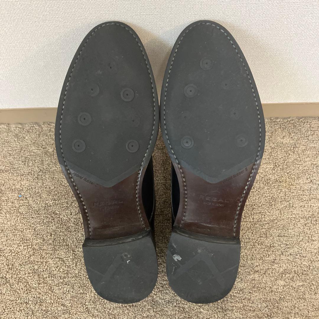 【リーガル】REGAL プレーントゥ415R 外羽 ブラック 27cm