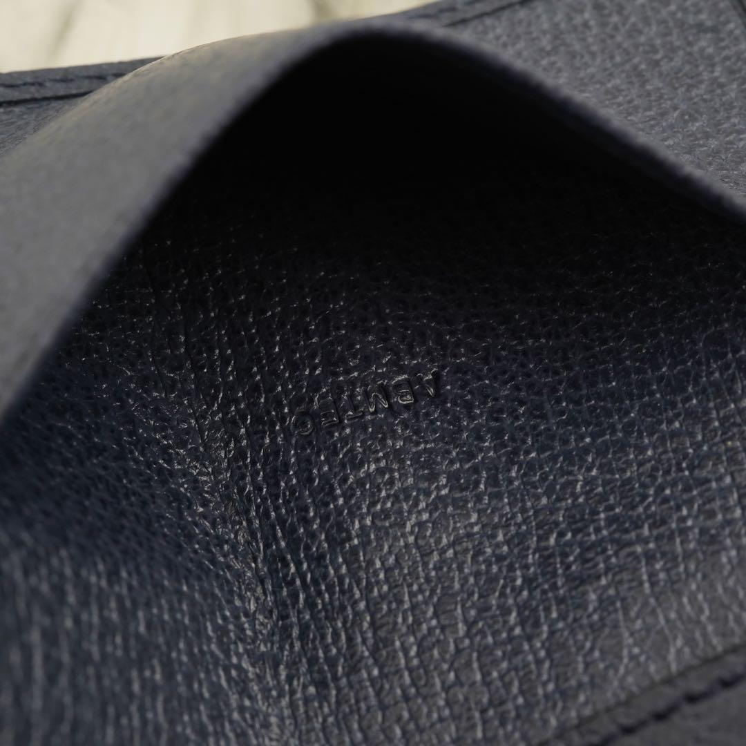 未使用品　箱付き　BVLGARI ブルガリ　キーケース　ネイビー　金具シール付き