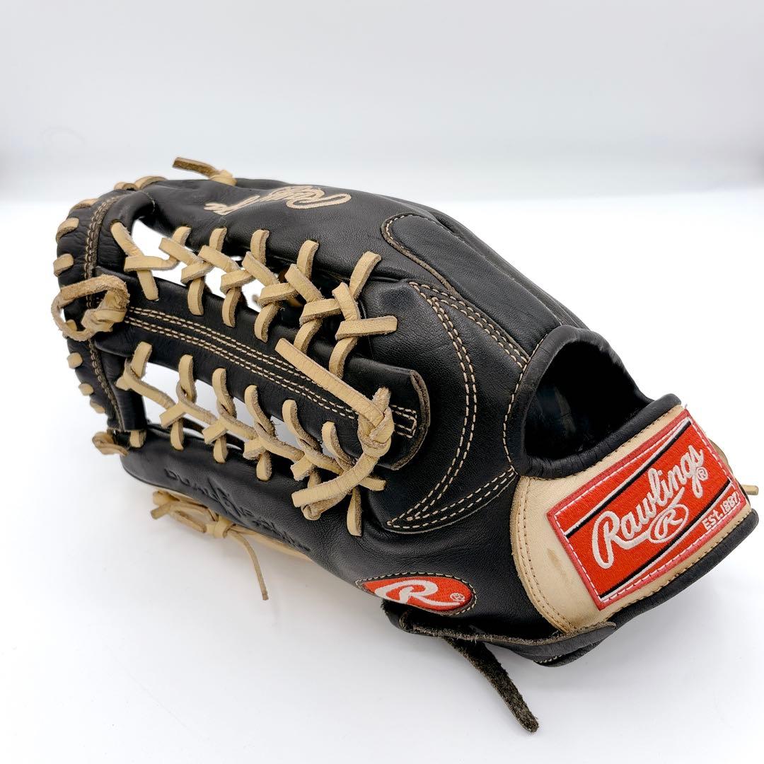 【希少カラー】 左利き ローリングス 軟式 野球 グローブ ブラック 本革