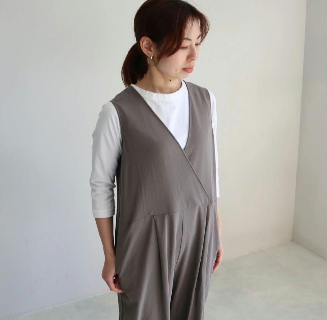 カーリー様　evam eva エヴァムエヴァ コットンオールインワン