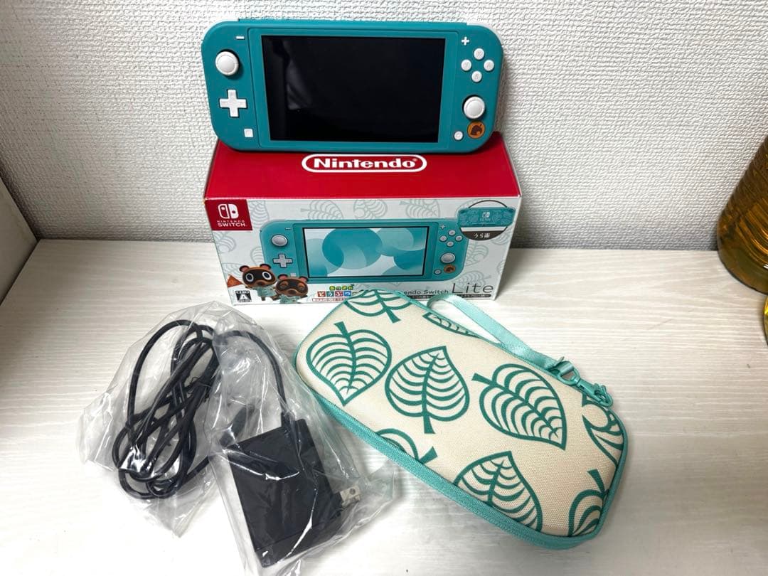 Nintendo Switch Lite ターコイズ 本体 ケース付き