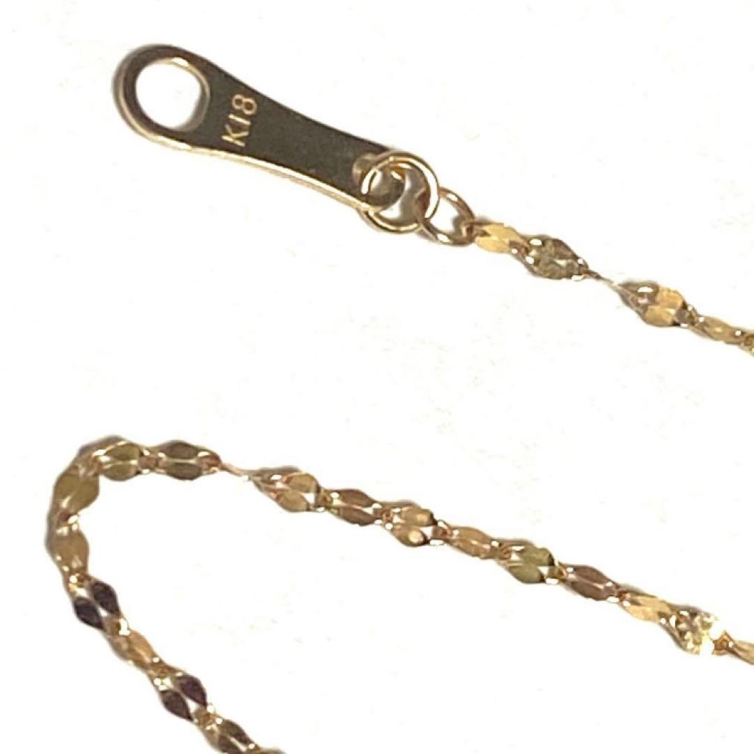 K18 ペタルチェーンネックレス