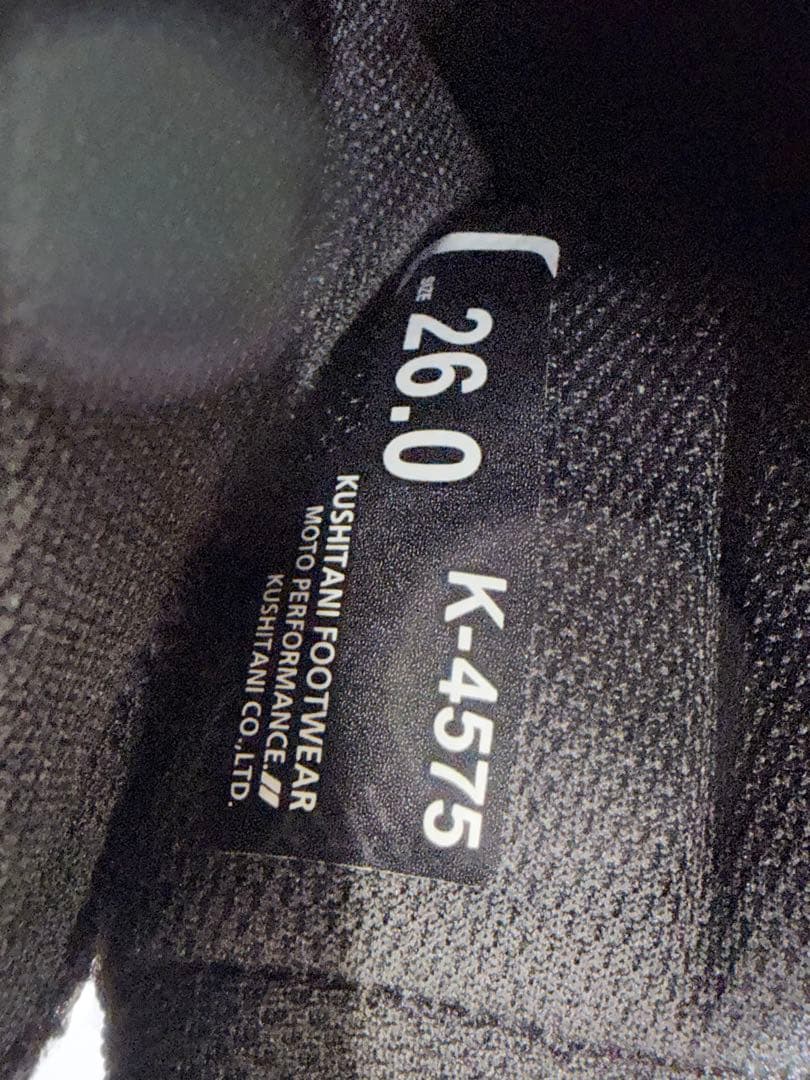 クシタニ K4575アドーネシューズ　ブラック　サイズ26.0