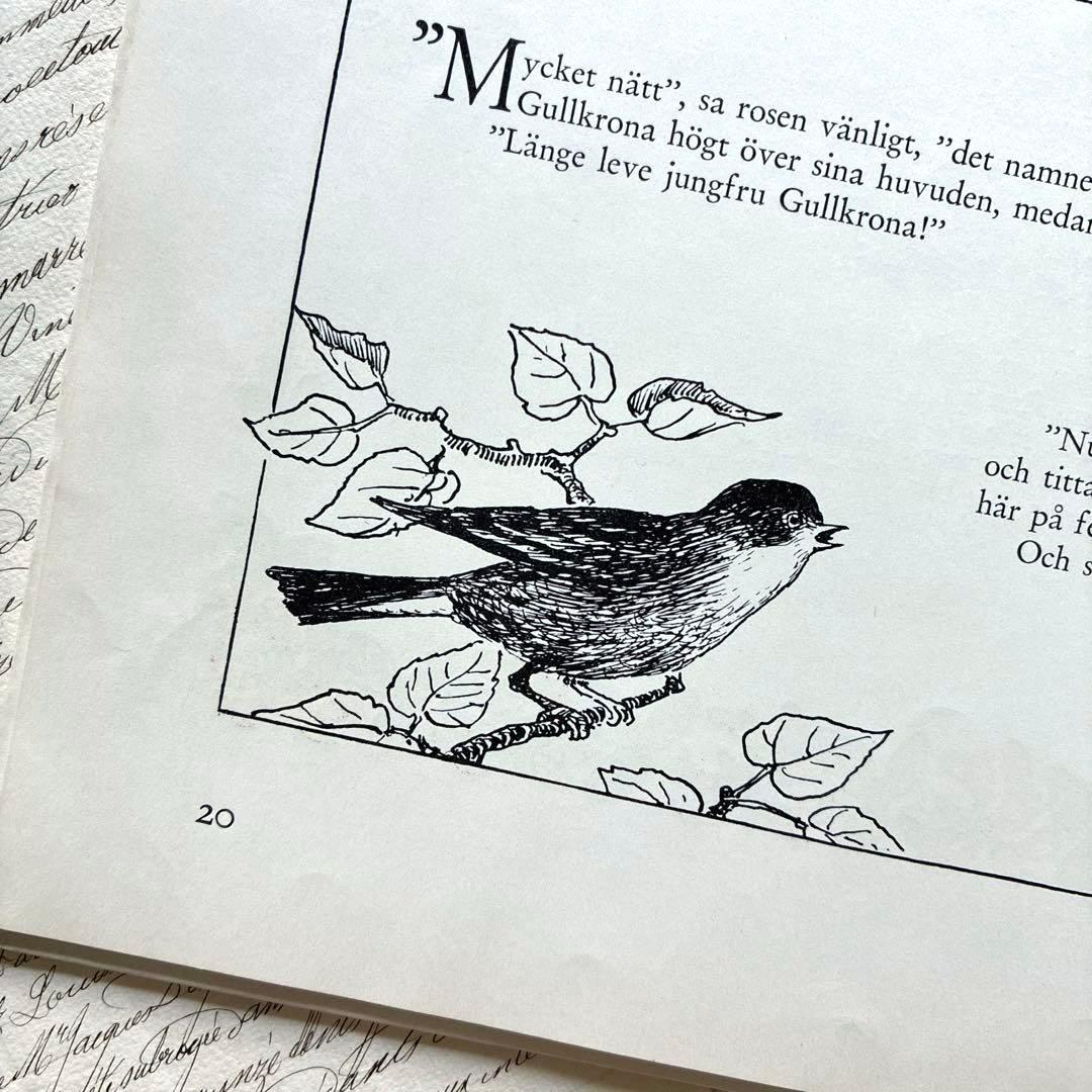 RT81 北欧ヴィンテージ絵本 エルサ・ベスコフ リーサの庭の花まつり