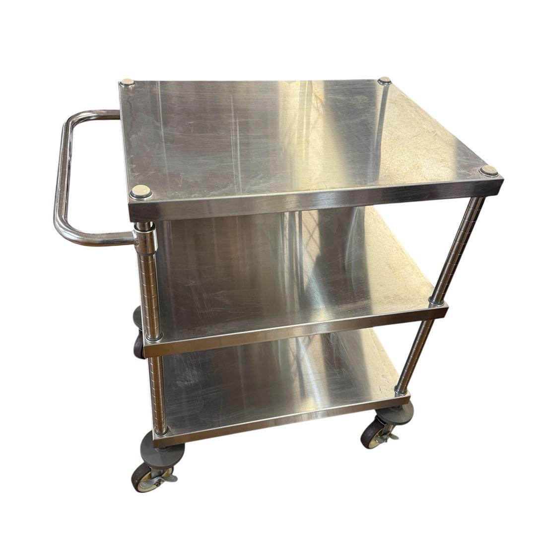 ステンレスワゴン キッチンワゴン ステンレスキッチンワゴン キャスター付き