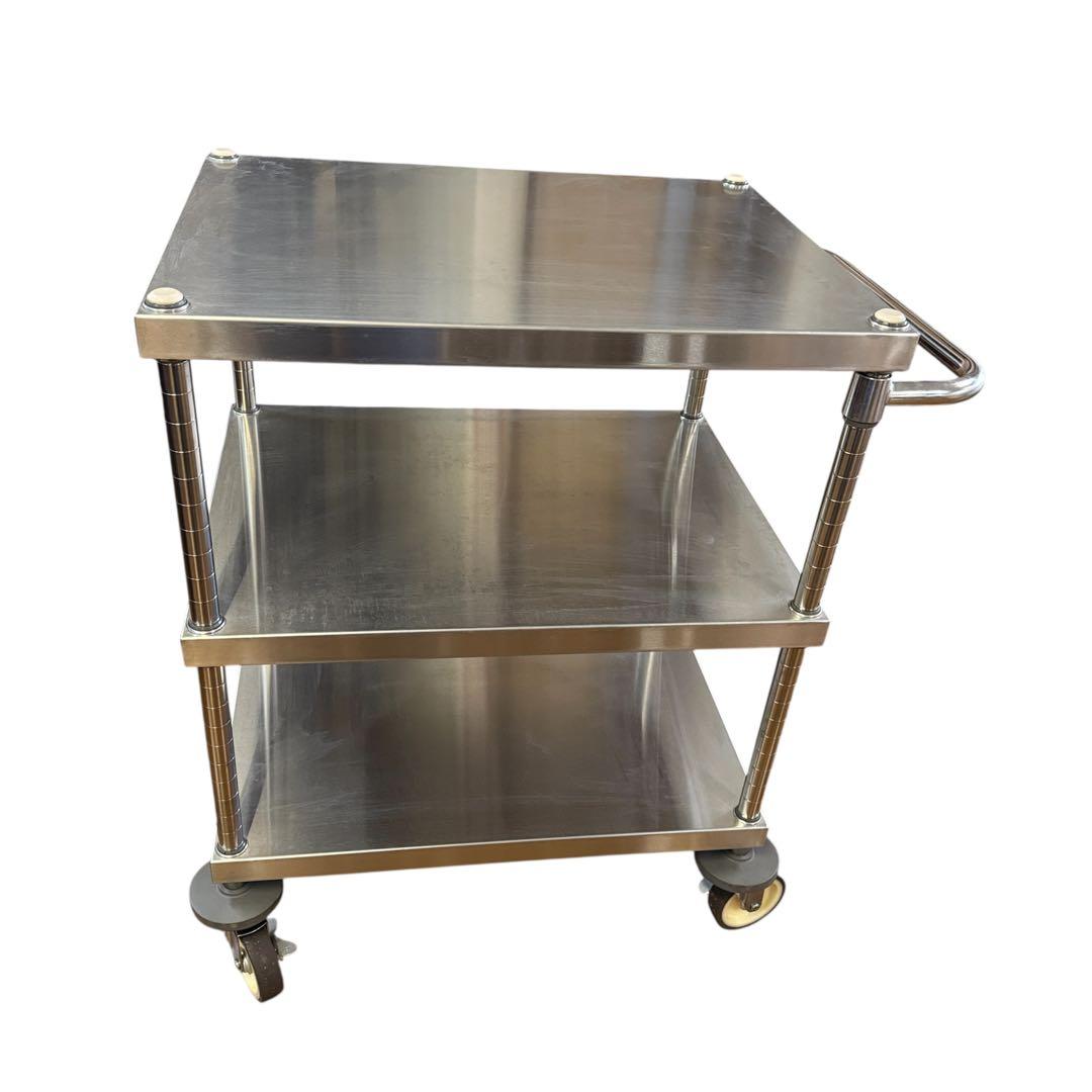 ステンレスワゴン キッチンワゴン ステンレスキッチンワゴン キャスター付き