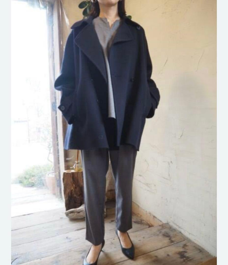 美品　dignitecollier ディニテコリエ ダブルフェイスPコート