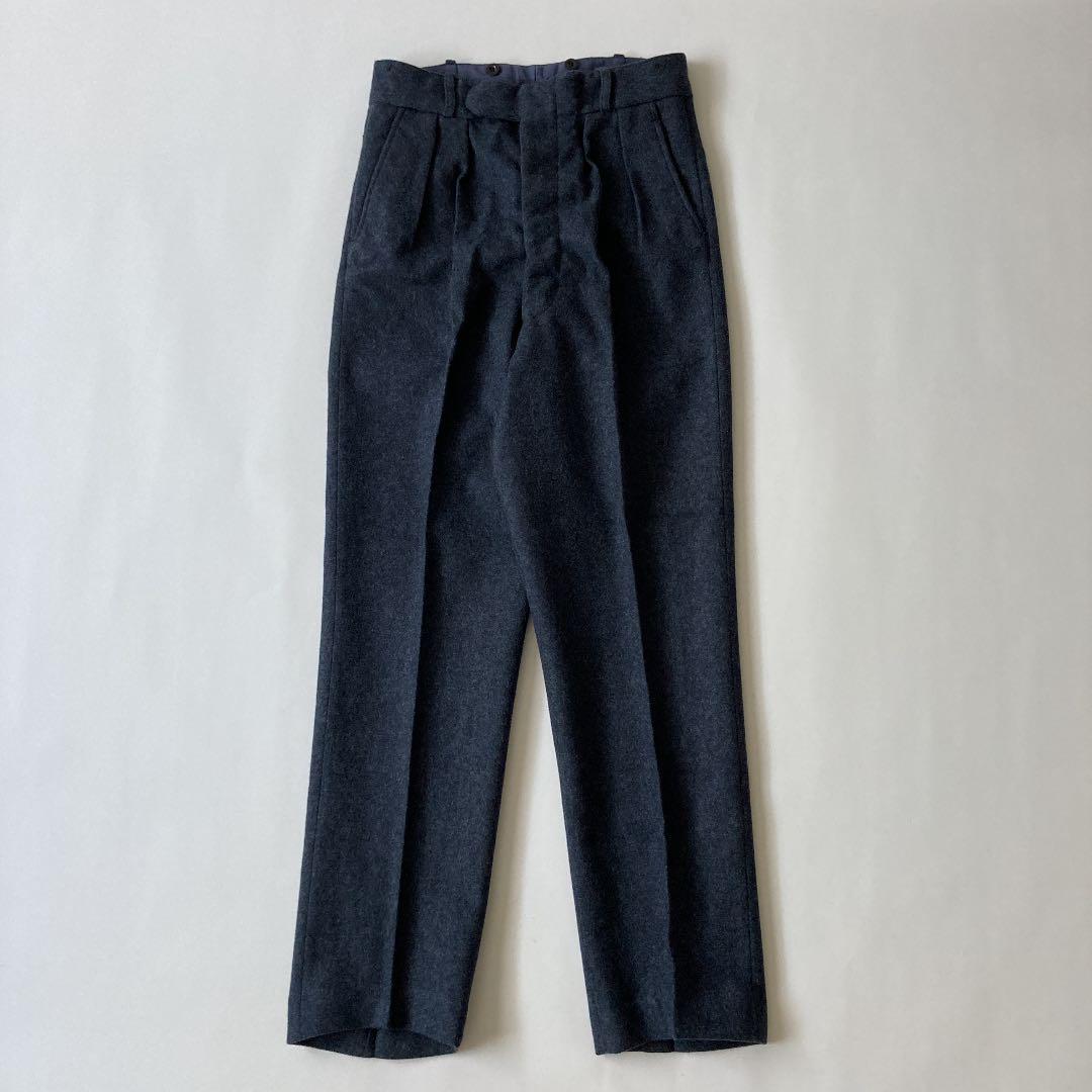【出品取り下げ前半額】60s イギリス軍 RAF ネイビーウール トラウザーズ