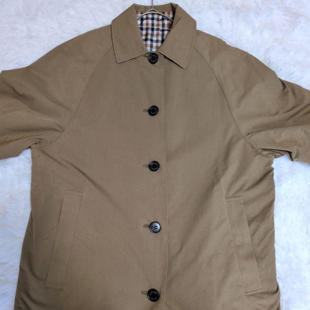 アクアスキュータム　イネド　トレンチコート　リバーシブル　M　コラボレーション
