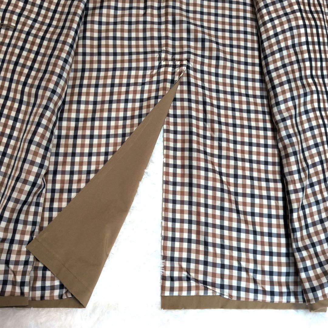 アクアスキュータム　イネド　トレンチコート　リバーシブル　M　コラボレーション