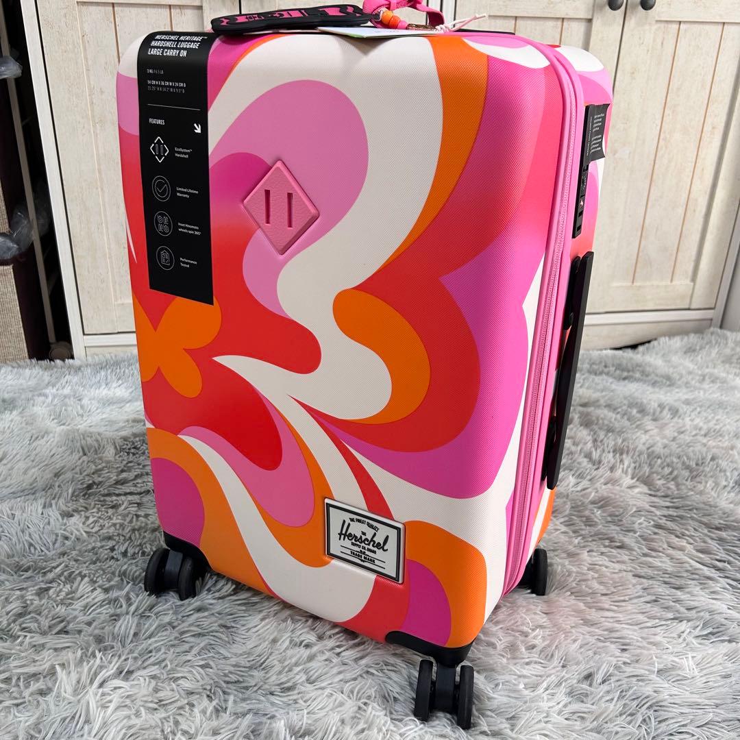 m6483【新品 コラボ商品 ハーシェル ジェイド】希少 キャリーケース