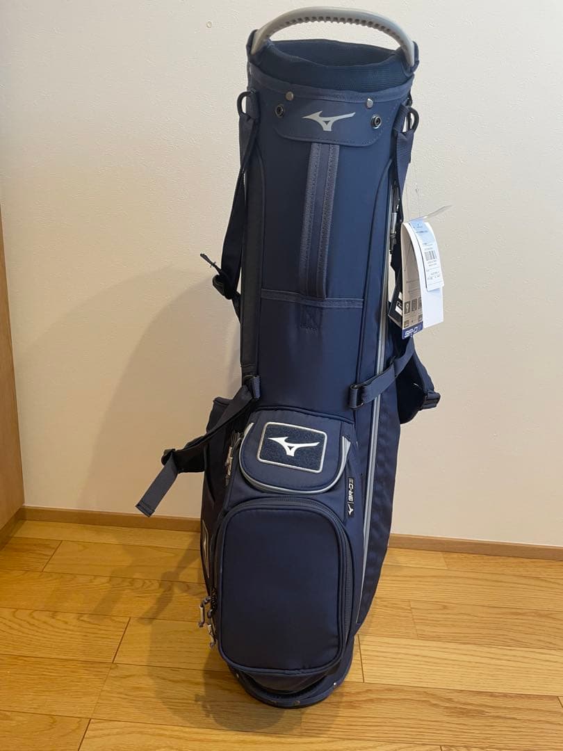 値下げ⭐︎Mizuno ゴルフキャディバッグ SLJC2130000 ネイビー