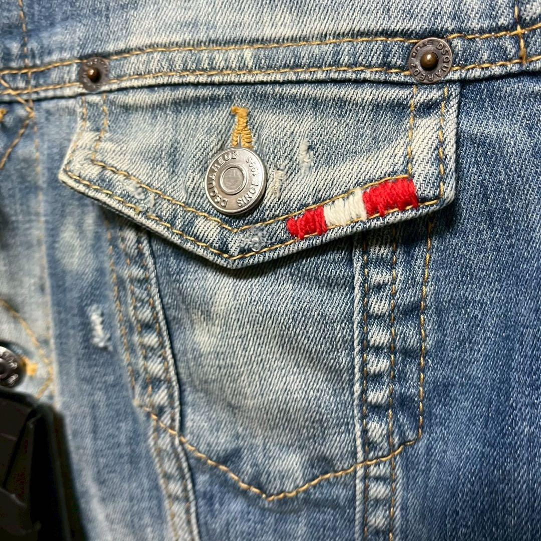 DSQUARED2 ディースクエアード　デニムジャケット size40 S