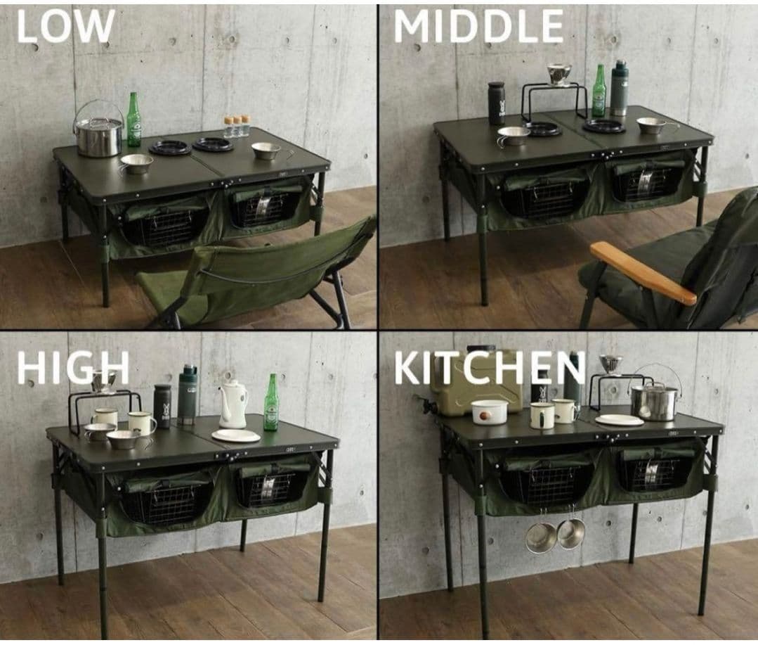 新品未使用未開封 DOD グッドラックテーブル TB4-685-KH