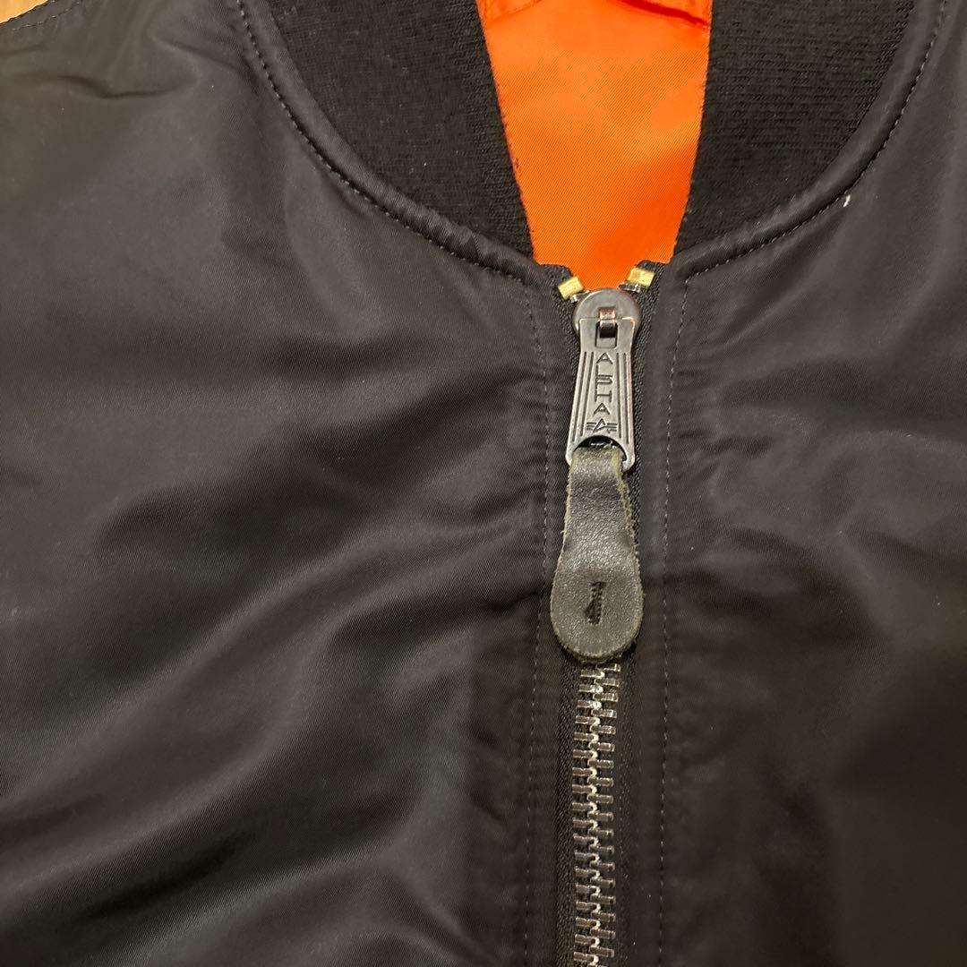 alphaブラック MA-1 フライトジャケット