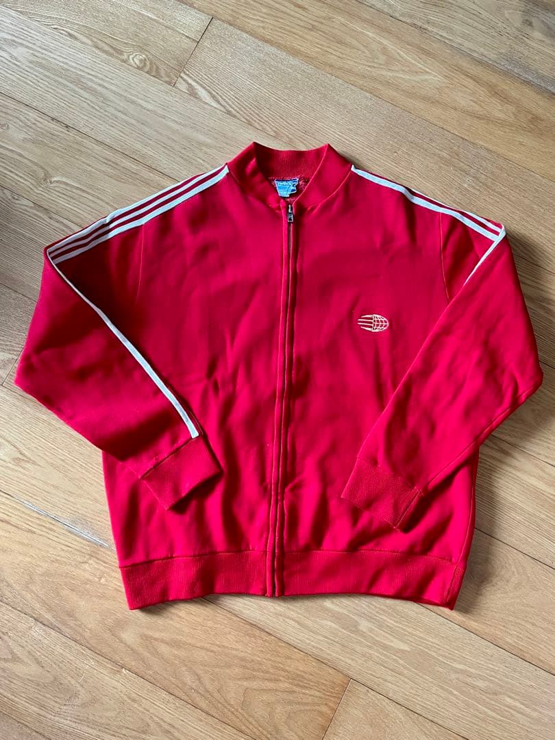 60s adidas 地球儀 ジャージ ワールドマーク VENTEX ビンテージ