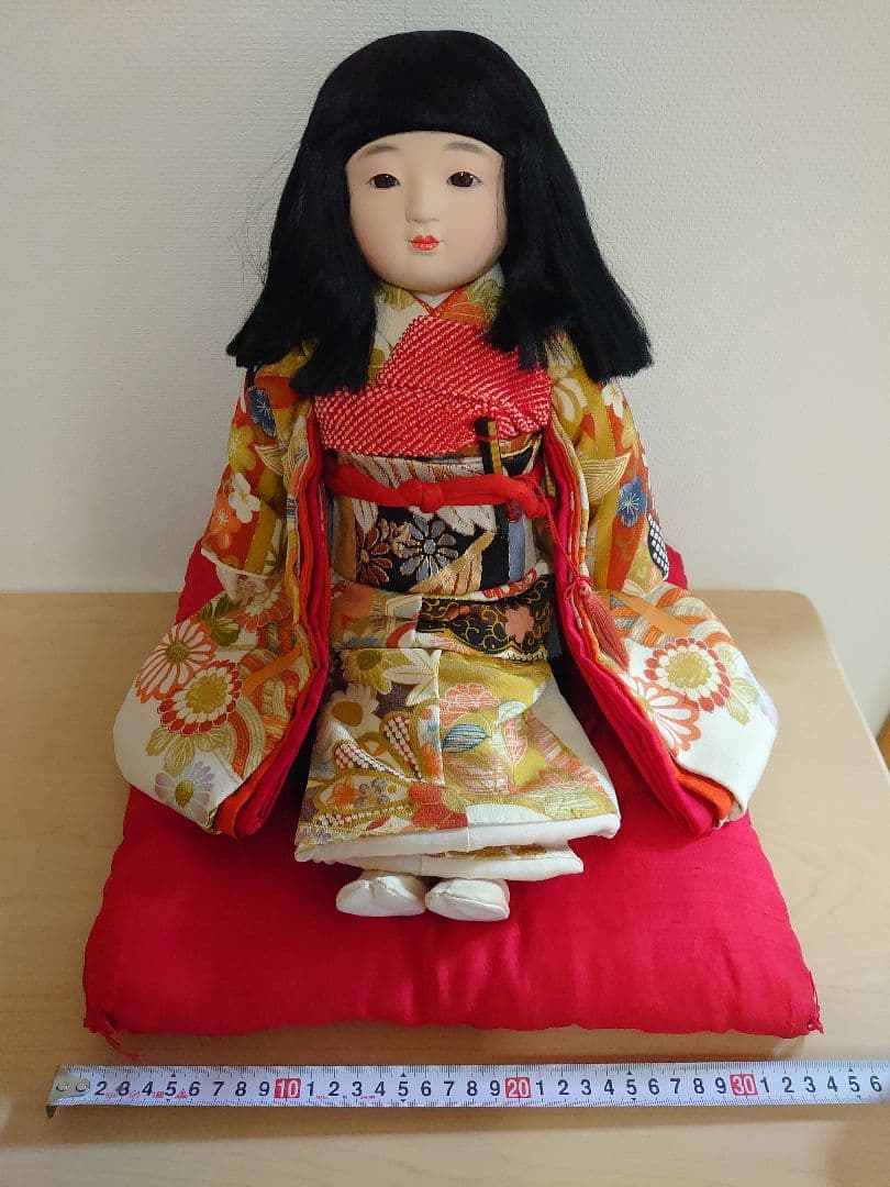 【パコ】松寿作 市松人形 「浪花のいちまさん」立ち、座り2体セット